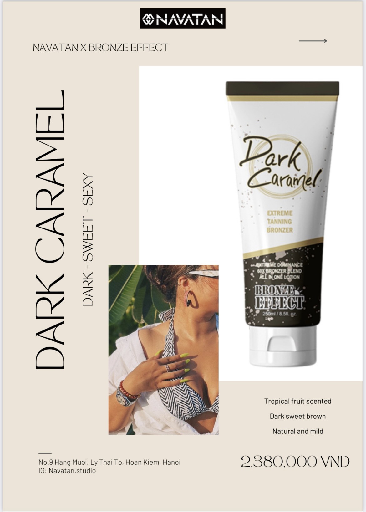 NAVATAN - DARK CARAMEL